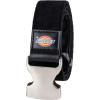 Dickies Women’s Adjustable Fit Fabric Web Streetwear Belt with Speed Clip Buckle(Black Cord)