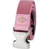 Dickies Women’s Adjustable Fit Fabric Web Streetwear Belt with Speed Clip Buckle(Pink Cord)