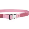 Dickies Women’s Adjustable Fit Fabric Web Streetwear Belt with Speed Clip Buckle(Pink Cord)