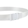 Dickies Women’s Adjustable Fit Fabric Web Streetwear Belt with Speed Clip Buckle(White)