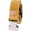 Dickies Women’s Adjustable Fit Fabric Web Streetwear Belt with Speed Clip Buckle(Yellow Cord)
