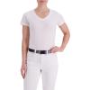Dickies Women’s Casual Leather Jean Workwear Belt With Round Harness Buckle(Black Solid)