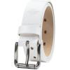 Dickies Women’s Fully Adjustable Perforated Casual Jean Workwear Belt With Roller Bar Buckle(White)