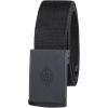 Dickies Women’s Fully Adjustable Tonal Compression Plaque Buckle Fabric Belt(Black)