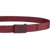 Dickies Women’s Fully Adjustable Tonal Compression Plaque Buckle Fabric Belt(Dusty Coral)
