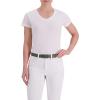 Dickies Women’s Fully Adjustable Tonal Compression Plaque Buckle Fabric Belt(Olive)