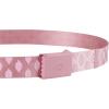 Dickies Women’s Fully Adjustable Tonal Compression Plaque Buckle Fabric Belt(Pink Logo)