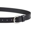 Dickies Women’s Leather Casual Belt(Black Solid)