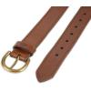Dickies Women’s Leather Casual Belt(Cognac Solid)