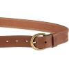 Dickies Women’s Leather Casual Belt(Cognac Solid)
