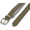 Dickies Women’s Leather Casual Belt(Olive Chain)