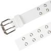 Dickies Women’s Leather Casual Belt(White Grommet)