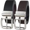 Dickies Women’s Two-in-One Reversible Casual Jean Workwear Belt(Black/Brown)