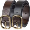Dickies Women’s Two-in-One Reversible Casual Jean Workwear Belt(Brown/Black)
