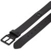 Dickies mens Genuine Leather Belt – Durable Casual Style, Regular & Big and Tall Sizes(Black Grommet)
