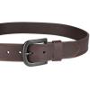 Dickies mens Genuine Leather Belt – Durable Casual Style, Regular & Big and Tall Sizes(Brown)
