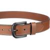 Dickies mens Genuine Leather Belt – Durable Casual Style, Regular & Big and Tall Sizes(Tan)