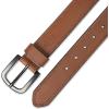 Dickies mens Genuine Leather Belt – Durable Casual Style, Regular & Big and Tall Sizes(Tan)