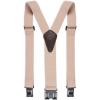 Dickies Men’s Belt Clip Stretch Suspenders – Adjustable Fit for Work or Casual Wear(Beige)