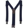 Dickies Men’s Belt Clip Stretch Suspenders – Adjustable Fit for Work or Casual Wear(Navy)