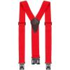 Dickies Men’s Belt Clip Stretch Suspenders – Adjustable Fit for Work or Casual Wear(Red)
