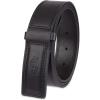 Dickies Men’s Dickies Unisex Leather Mechanic No-Scratch Work Belt – Buckleless, Snap-On Belt(Black)