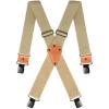 Dickies Men’s Industrial Strength Suspenders – Heavy-Duty Clip-On Support(Khaki)