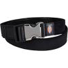 Dickies Women’s Adjustable Fit Fabric Web Streetwear Belt with Speed Clip Buckle(Black Cord)