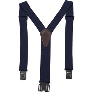 Dickies Men’s Belt Clip Stretch Suspenders – Adjustable Fit for Work or Casual Wear(Navy)