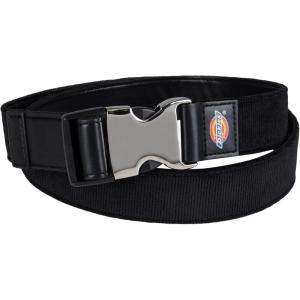 Dickies Women’s Adjustable Fit Fabric Web Streetwear Belt with Speed Clip Buckle(Black Cord)