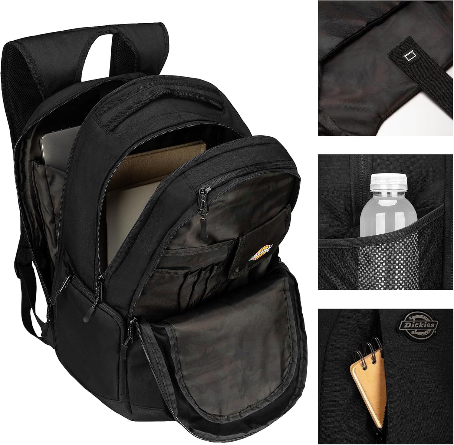 image:imageDickies Laptop Backpack Water Resistant College Computer Bag Fits 156 Inch NotebookBlack