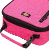 Dickies Basic Insulated Lunch Bag for Work, Thermal Reusable Office Lunch Box for Men, Women (Bloodstone)(Pink)
