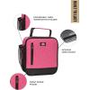 Dickies Basic Insulated Lunch Bag for Work, Thermal Reusable Office Lunch Box for Men, Women (Bloodstone)(Pink)
