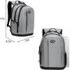 Dickies Laptop Backpack, Water Resistant College Computer Bag, Fits 15.6 Inch Notebook(Charcoal)