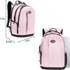Dickies Laptop Backpack, Water Resistant College Computer Bag, Fits 15.6 Inch Notebook(Pink)
