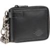 Dickies Men’s RFID Everyday Leather Bifold Chain Wallet Black(Black – Zip Around)