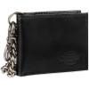 Dickies Men’s RFID Everyday Leather Bifold Chain Wallet Black(Black)