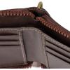 Dickies Men’s RFID Everyday Leather Bifold Chain Wallet Black(Brown – Zip Around)