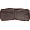 Dickies Men’s RFID Everyday Leather Bifold Chain Wallet Black(Brown – Zip Around)