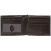 Dickies Men’s RFID Everyday Leather Bifold Chain Wallet Black(Brown)