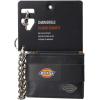 Dickies Men’s RFID Everyday Leather Bifold Chain Wallet Black(Pebbled Black)