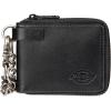 Dickies Men’s RFID Everyday Leather Bifold Chain Wallet Black(Black – Zip Around)
