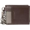 Dickies Men’s RFID Everyday Leather Bifold Chain Wallet Black(Brown Slimfold)
