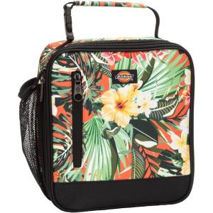 Dickies Basic Insulated Lunch Bag for Work, Thermal Reusable Office Lunch Box for Men, Women (Bloodstone)(Hula)