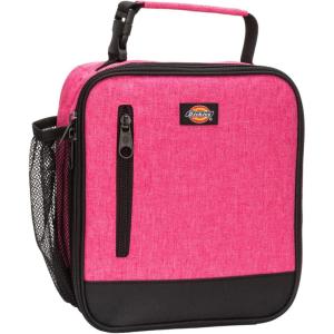 Dickies Basic Insulated Lunch Bag for Work, Thermal Reusable Office Lunch Box for Men, Women (Bloodstone)(Pink)