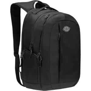 Dickies Laptop Backpack, Water Resistant College Computer Bag, Fits 15.6 Inch Notebook(Black)