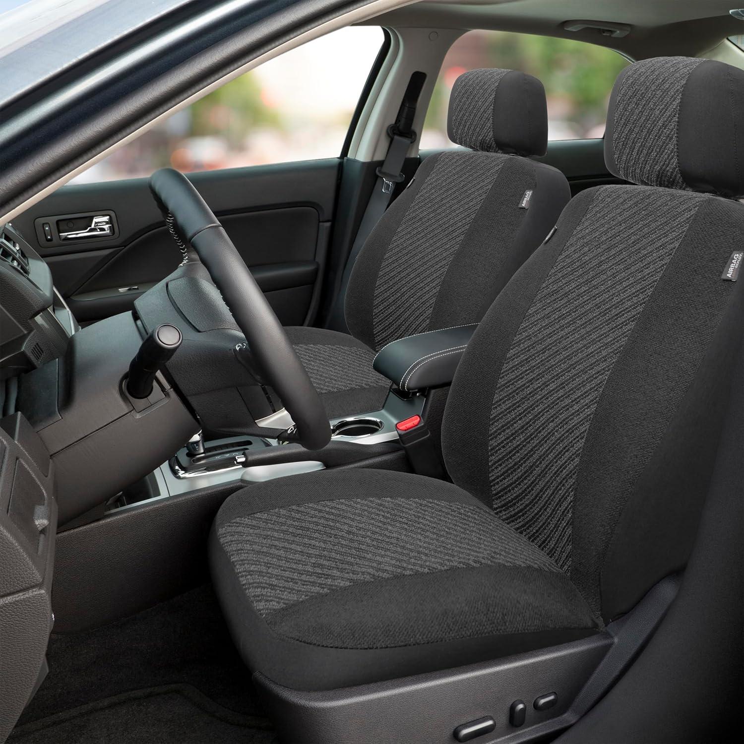 image:imageDickies 3003418LD Morrisey Gray 2Piece Seat Cover Set GreyGrey