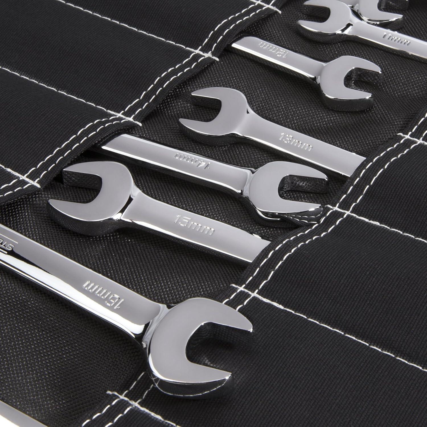 image:imageDickies Small WrenchScrewdriver Organizer Roll for Mechanics 16 Tool Pockets Durable Canvas Construction 135 in x 1275 in Unrolled BlackBlack