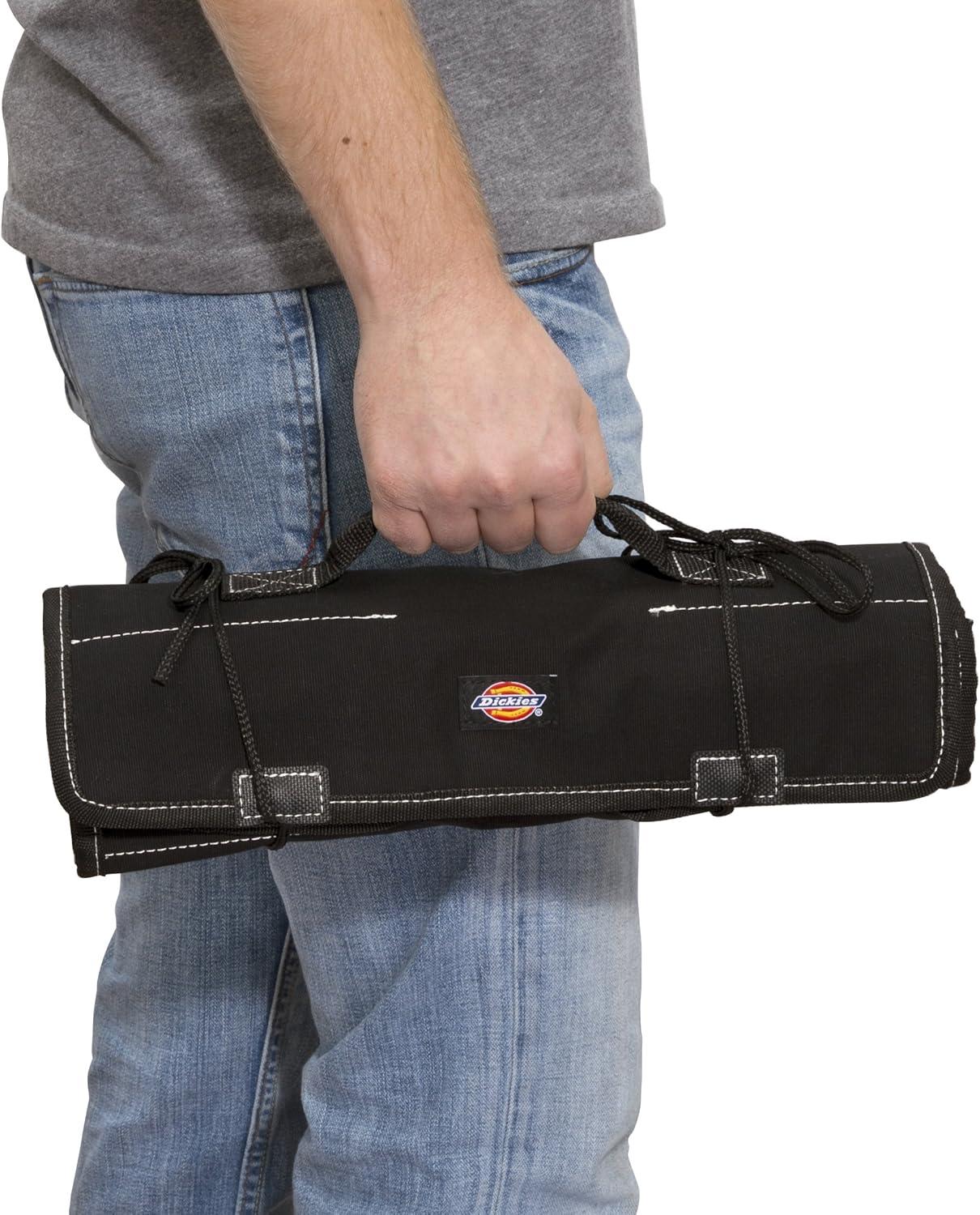 image:imageDickies Small WrenchScrewdriver Organizer Roll for Mechanics 16 Tool Pockets Durable Canvas Construction 135 in x 1275 in Unrolled BlackBlack