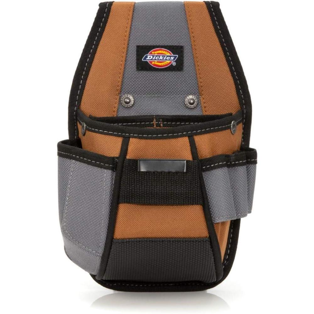 image:imageDickies 4Pocket Rigid Tool Pouch with Tape Clip Universalfit Steel Clip for Tool Belt Tunnel Loop1